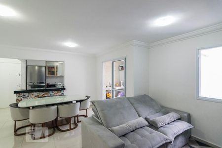 Sala de apartamento à venda com 2 quartos, 67m² em Vila Valparaíso, Santo André