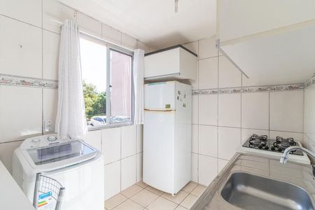 Cozinha de apartamento à venda com 1 quarto, 36m² em Vila Nova, Porto Alegre