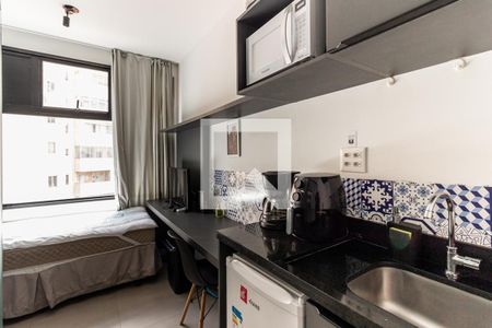 Cozinha de kitnet/studio à venda com 1 quarto, 11m² em Campos Elíseos, São Paulo