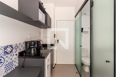 Cozinha de kitnet/studio à venda com 1 quarto, 11m² em Campos Elíseos, São Paulo