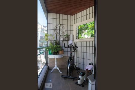 Varanda da Sala de apartamento à venda com 3 quartos, 140m² em Lagoa, Rio de Janeiro