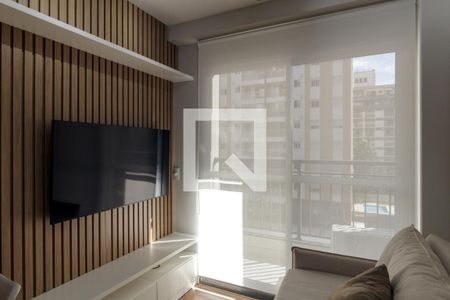 Sala de apartamento para alugar com 1 quarto, 28m² em República, São Paulo