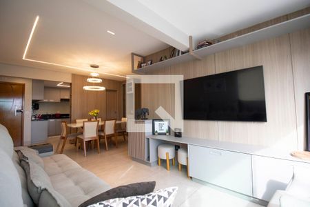 Sala de apartamento para alugar com 3 quartos, 89m² em Setor Pedro Ludovico, Goiânia
