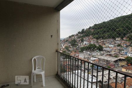 Varanda da Sala de apartamento à venda com 3 quartos, 78m² em Engenho Novo, Rio de Janeiro