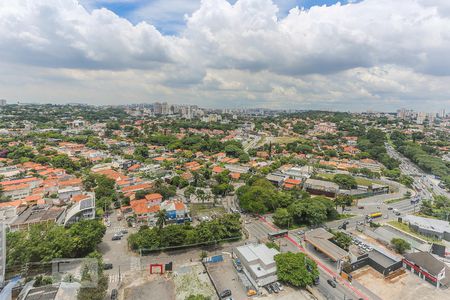 Varanda da Sala Vista de apartamento à venda com 1 quarto, 36m² em Butantã, São Paulo