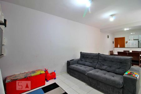 Sala de apartamento à venda com 2 quartos, 69m² em Vila Homero Thon, Santo André