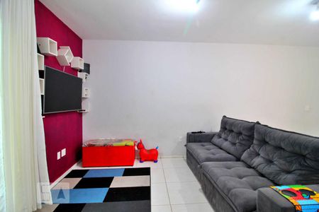 Sala de apartamento à venda com 2 quartos, 69m² em Vila Homero Thon, Santo André