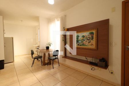 Sala de apartamento para alugar com 2 quartos, 55m² em Residencial Greenville, Ribeirão Preto