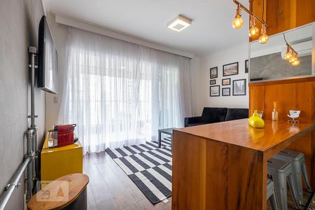 Sala de apartamento à venda com 1 quarto, 48m² em Consolação, São Paulo