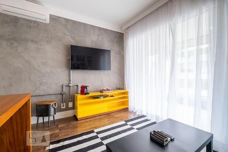 Sala de apartamento à venda com 1 quarto, 48m² em Consolação, São Paulo