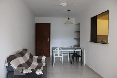 Sala de apartamento para alugar com 1 quarto, 57m² em Loteamento João Batista Julião, Guarujá