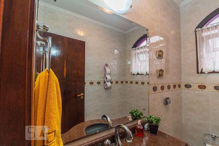 Lavabo - Espelho de casa à venda com 3 quartos, 305m² em Vila Valparaiso, Santo André