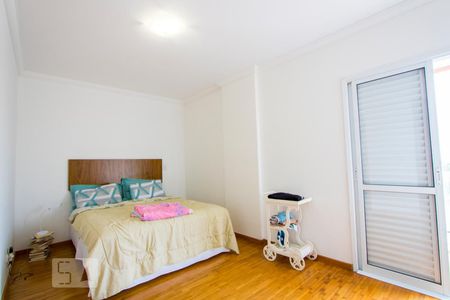Quarto 1 - Suíte de apartamento à venda com 3 quartos, 126m² em Vila Gilda, Santo André
