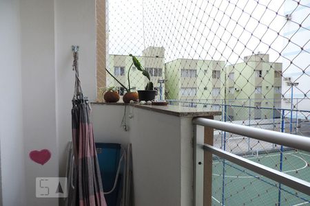 Sala - Sacada de apartamento para alugar com 2 quartos, 64m² em Praia Comprida, São José