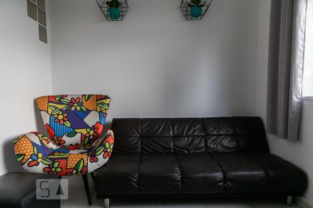 Sala de apartamento para alugar com 1 quarto, 35m² em Ponta da Praia, Santos