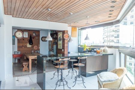 Varanda gourmet de apartamento à venda com 4 quartos, 373m² em Centro, São Bernardo do Campo