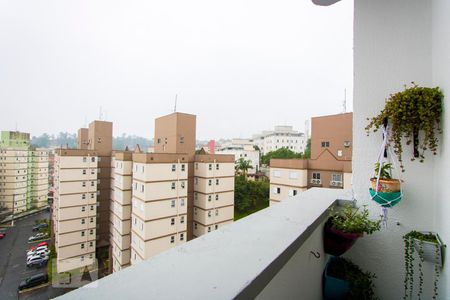 Varanda da sala de apartamento à venda com 3 quartos, 57m² em Vila Guarará, Santo André