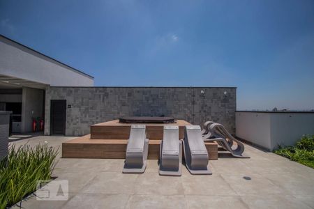 Área Comum - Jacuzzi de kitnet/studio para alugar com 1 quarto, 27m² em Mirandópolis, São Paulo