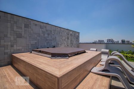 Área Comum - Jacuzzi de kitnet/studio para alugar com 1 quarto, 27m² em Mirandópolis, São Paulo