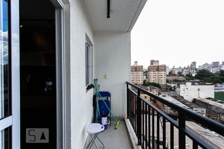 Varanda de kitnet/studio para alugar com 1 quarto, 29m² em Brás, São Paulo