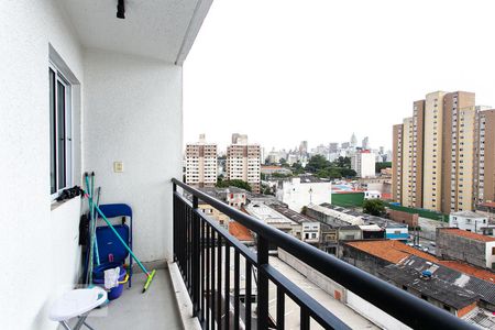 Varanda de kitnet/studio para alugar com 1 quarto, 29m² em Brás, São Paulo