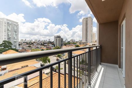 Varanda da Sala e Suíte de apartamento à venda com 1 quarto, 29m² em Jardim da Gloria, São Paulo