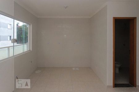 Sala e cozinha de apartamento à venda com 1 quarto, 34m² em Via Prudente, São Paulo