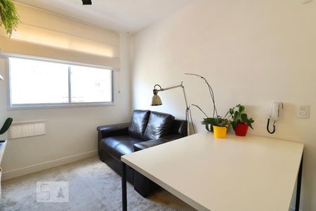 Sala de apartamento para alugar com 1 quarto, 25m² em Bela Vista, São Paulo