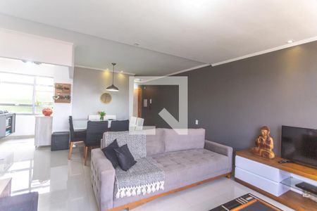 Sala de estar de apartamento à venda com 3 quartos, 94m² em Jardim das Quatro Marias, São Bernardo do Campo