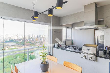 Varanda de apartamento à venda com 1 quarto, 68m² em Brooklin Paulista, São Paulo