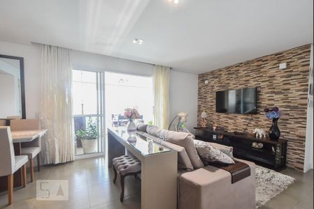 Sala  de apartamento à venda com 3 quartos, 109m² em Jardim Caravelas, São Paulo