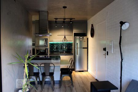 Sala/Cozinha de apartamento à venda com 2 quartos, 49m² em Vila Marieta, Campinas