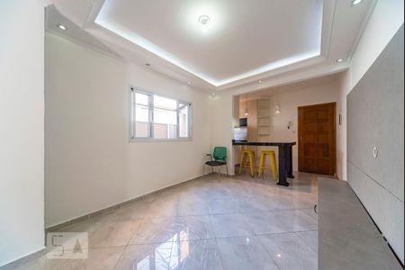 Sala de apartamento à venda com 2 quartos, 55m² em Vila Camilópolis, Santo André