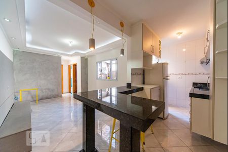 Sala de apartamento à venda com 2 quartos, 55m² em Vila Camilópolis, Santo André