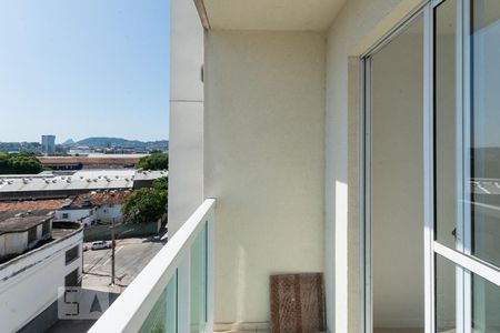 Varanda da Sala de apartamento à venda com 2 quartos, 54m² em São Cristóvão, Rio de Janeiro