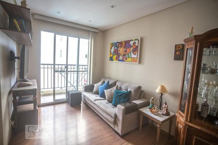 Sala de estar de apartamento à venda com 2 quartos, 53m² em Nova Petrópolis, São Bernardo do Campo
