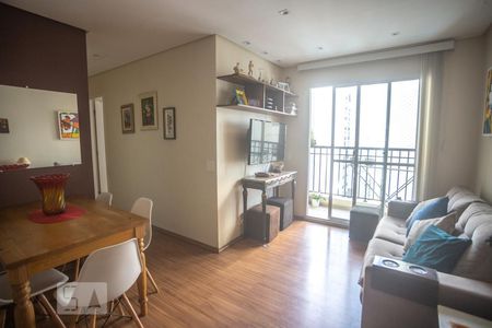 Sala de estar de apartamento à venda com 2 quartos, 53m² em Nova Petrópolis, São Bernardo do Campo