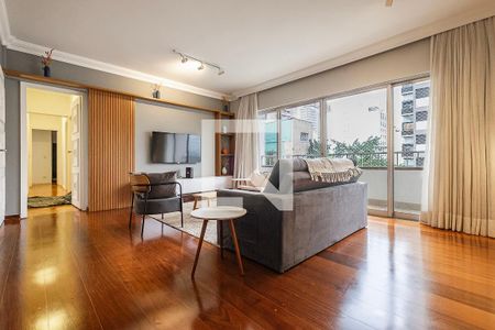 Sala de apartamento à venda com 3 quartos, 130m² em Pinheiros, São Paulo