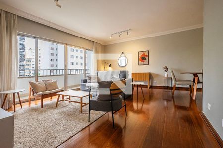 Sala de apartamento à venda com 3 quartos, 130m² em Pinheiros, São Paulo