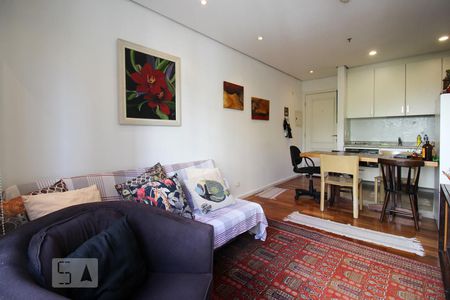 Sala de apartamento para alugar com 1 quarto, 42m² em Itaim Bibi, São Paulo