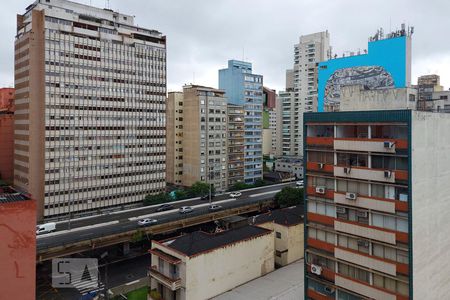 Vista de kitnet/studio para alugar com 1 quarto, 28m² em Vila Buarque, São Paulo