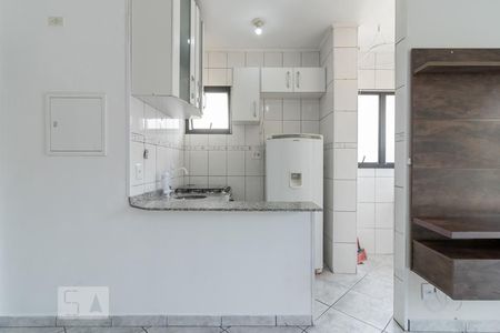 Cozinha de apartamento à venda com 1 quarto, 35m² em Campo Belo, São Paulo