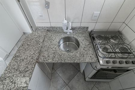 Cozinha de apartamento à venda com 1 quarto, 35m² em Campo Belo, São Paulo