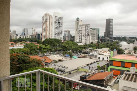 Varanda de apartamento à venda com 1 quarto, 55m² em Vila Olímpia, São Paulo