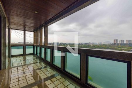 Varanda da Sala 1 de apartamento à venda com 3 quartos, 381m² em Barra da Tijuca, Rio de Janeiro