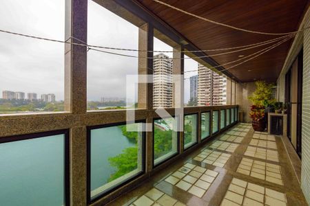 Varanda da Sala 1 de apartamento à venda com 3 quartos, 381m² em Barra da Tijuca, Rio de Janeiro