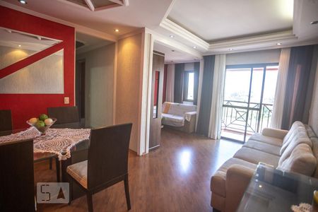 Sala de estar de apartamento para alugar com 2 quartos, 70m² em Vila Euclides, São Bernardo do Campo