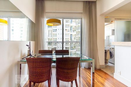 Sala de apartamento para alugar com 1 quarto, 50m² em Vila Nova Conceição, São Paulo