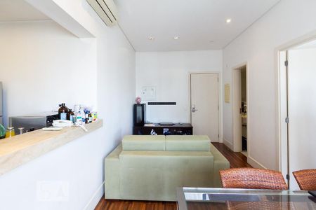 Sala de apartamento para alugar com 1 quarto, 50m² em Vila Nova Conceição, São Paulo