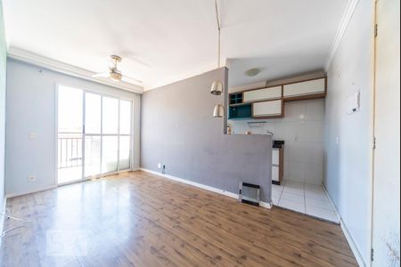 Sala de apartamento para alugar com 2 quartos, 54m² em Vila Homero Thon, Santo André